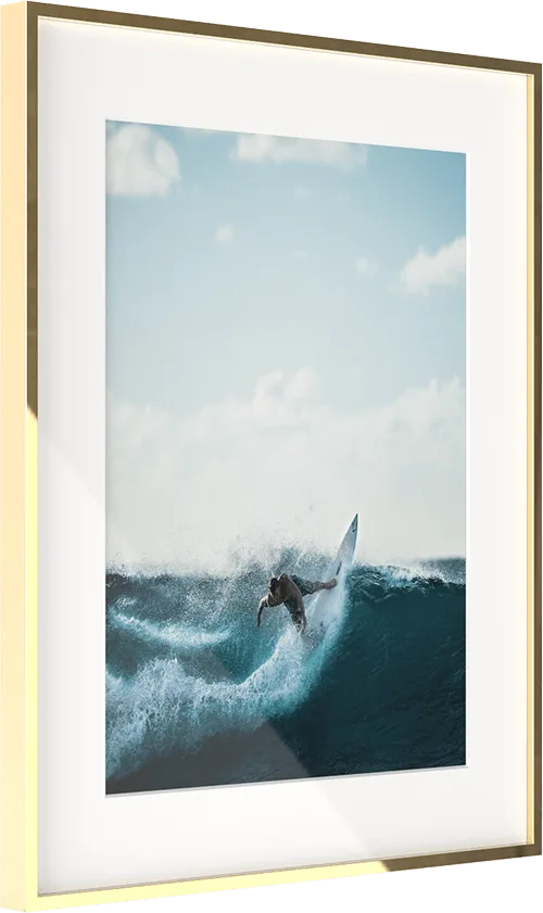 Luxe Wall Thin - Gold (mit normaler Matte)