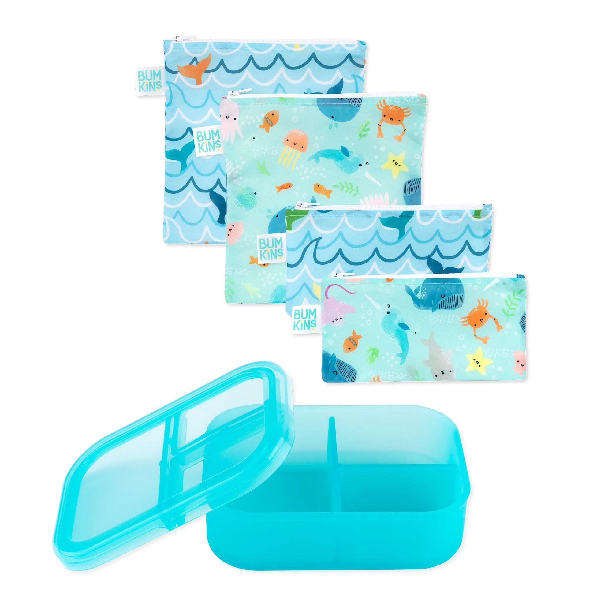 Ocean Life Lunchbox Legends Set für Schulessen