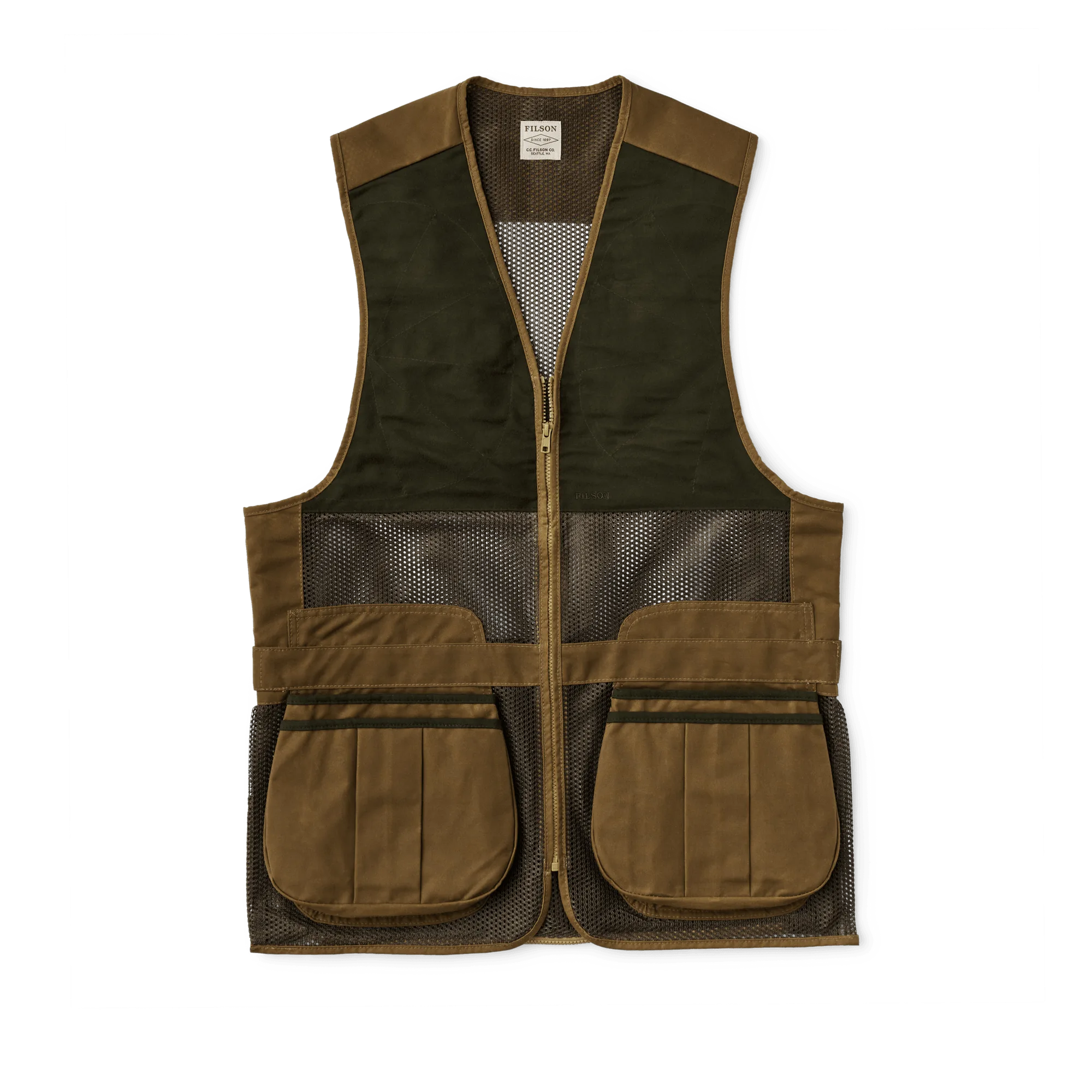 Lightweight Shooting Vest - Dark Tan