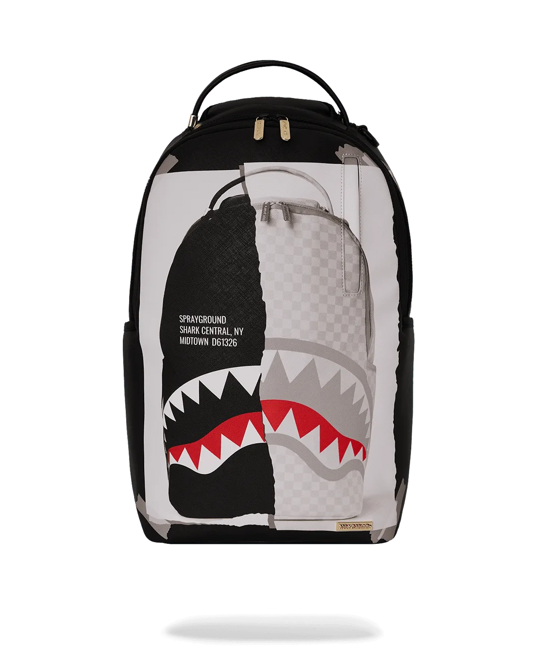 BAG ON BAG OPTICAL ILLUSION SHARKS IN PARIS BACKPACK