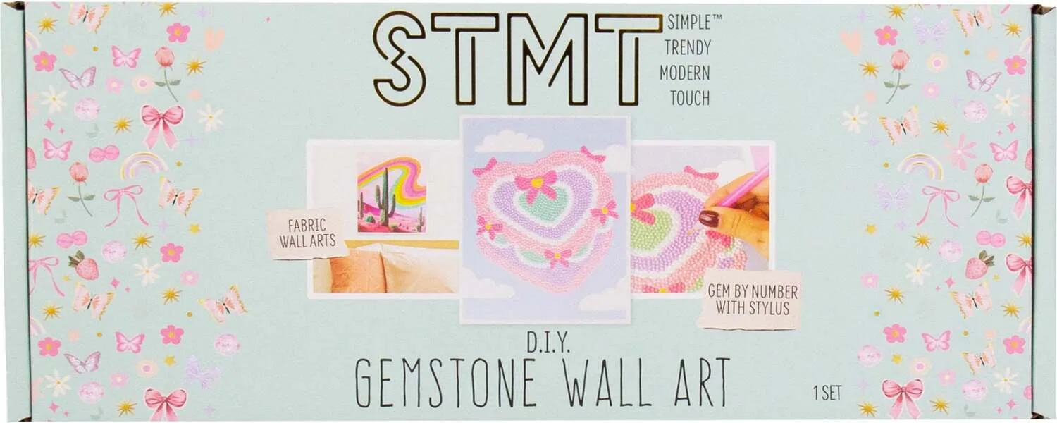 Art Mural en Pierres Précieuses STMT DIY : Un bricolage scintillant pour les préados