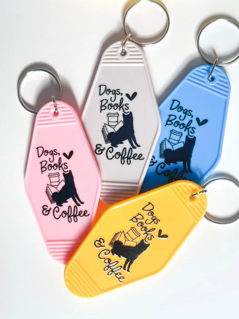 Funny Keychain Gifts for Book Lovers and Dog Moms