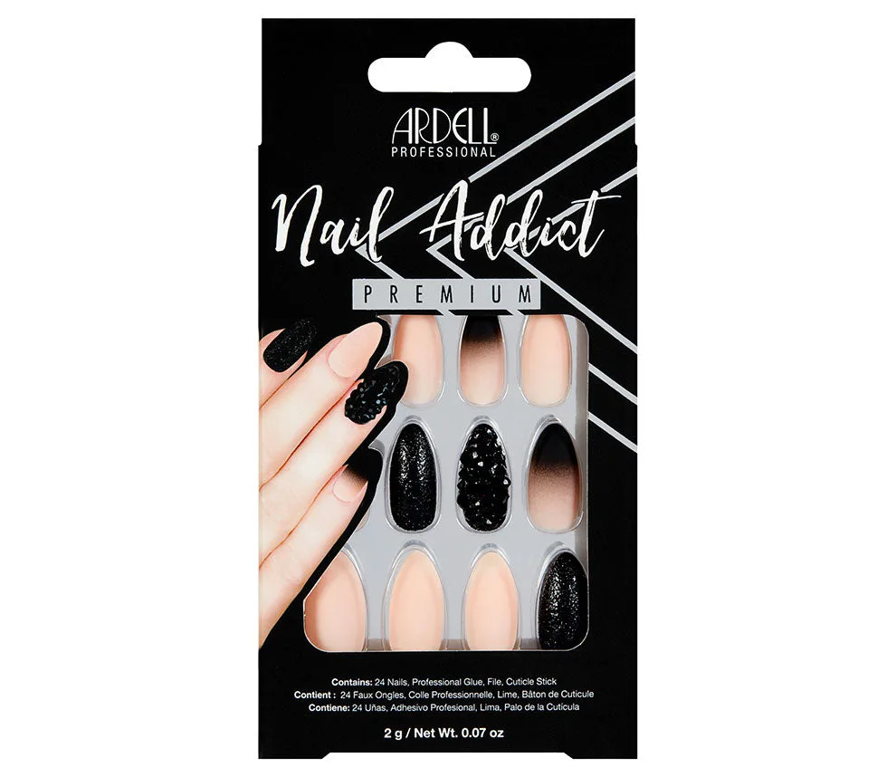 Jak nakładać zestaw Ardell Nail Addict Black Stud & Pink Ombré