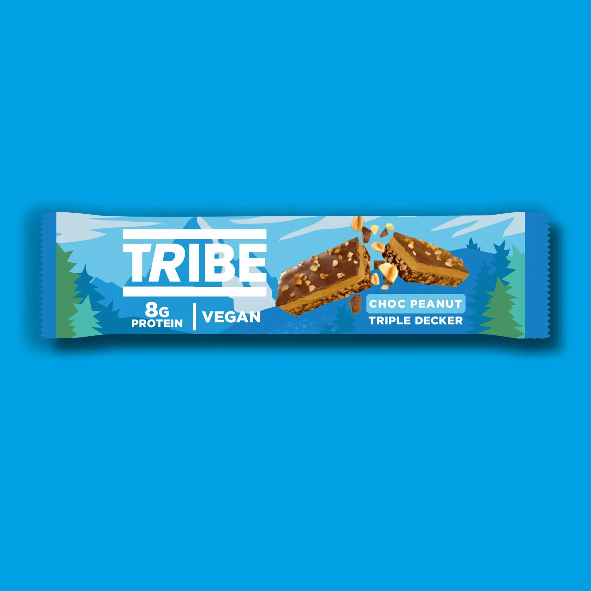Choc Peanut Triple Decker (Single)