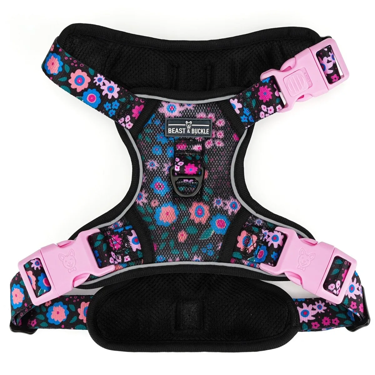 Midnight Garden Cooling Dog Harness for Dry and Medium-humidity Areas