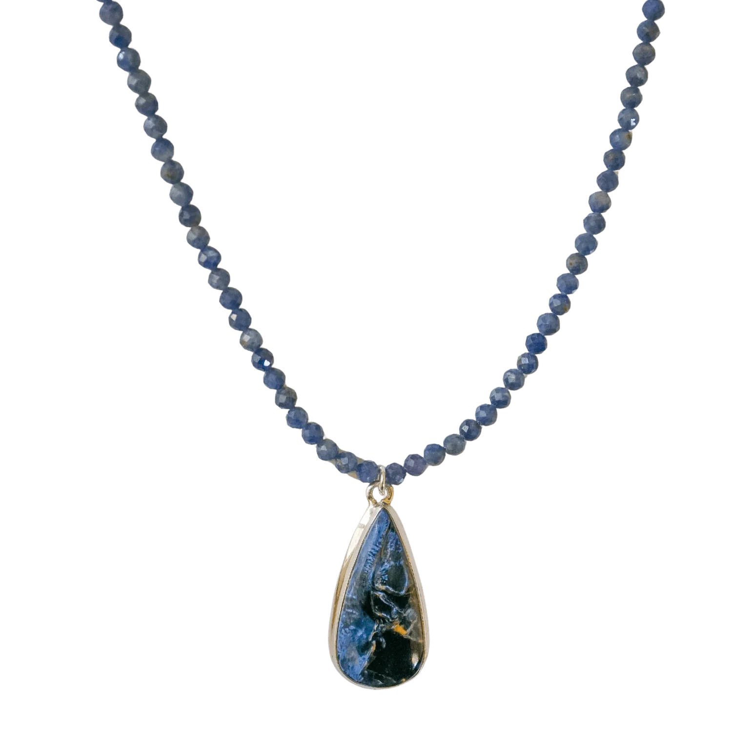 คู่มือสไตล์สร้อยคอ Pietersite และ Sapphire