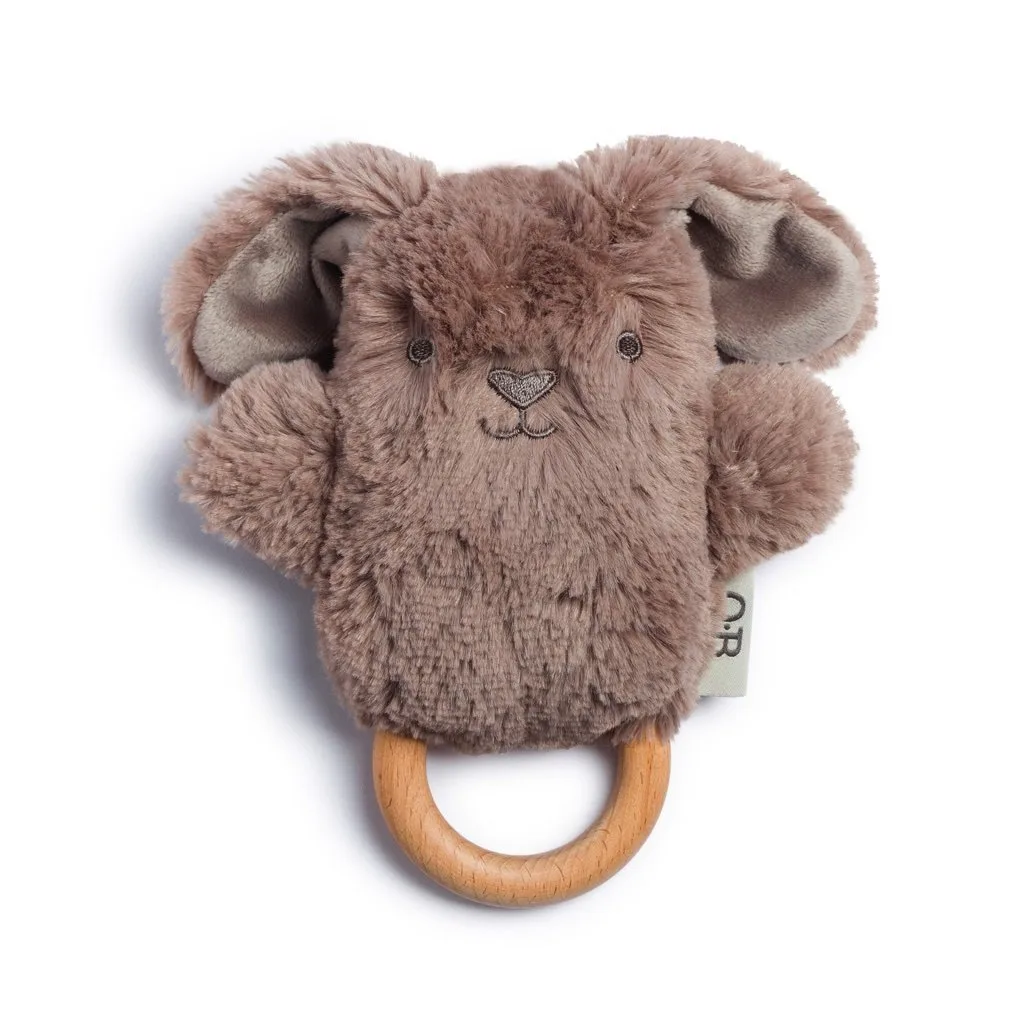 Byron Bunny Soft Rattle Toy 6.8"/17cm