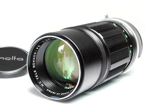 Minolta MC Tele Rokkor-PE 200mm f.4.5 Lens - Used-Very Good