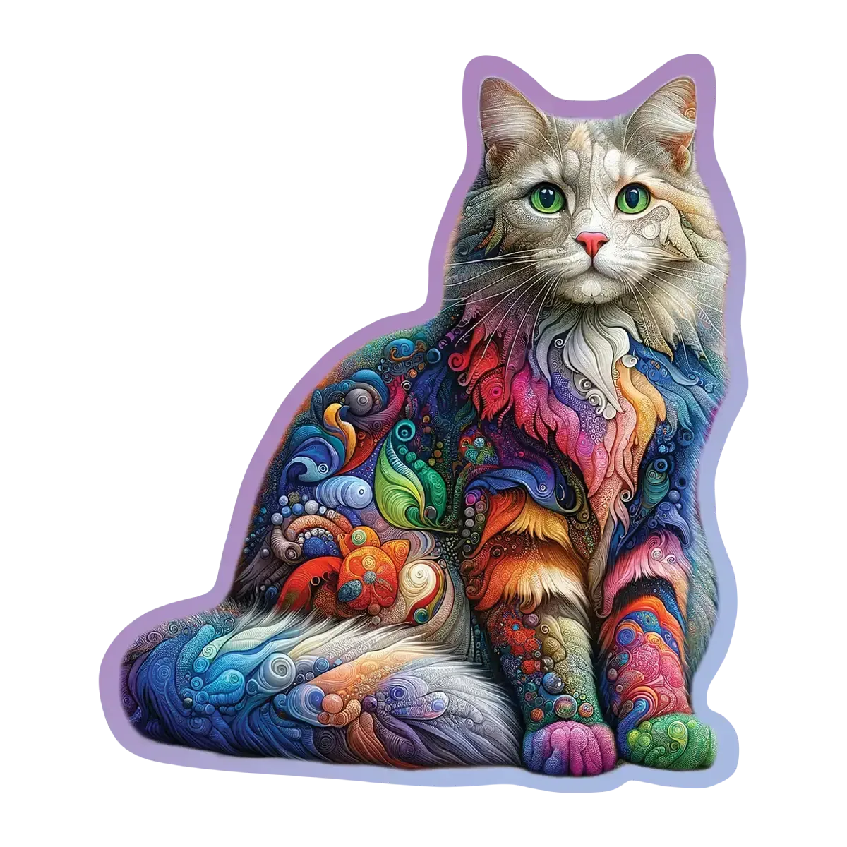 Soft Cat 150 Wooden Puzzle