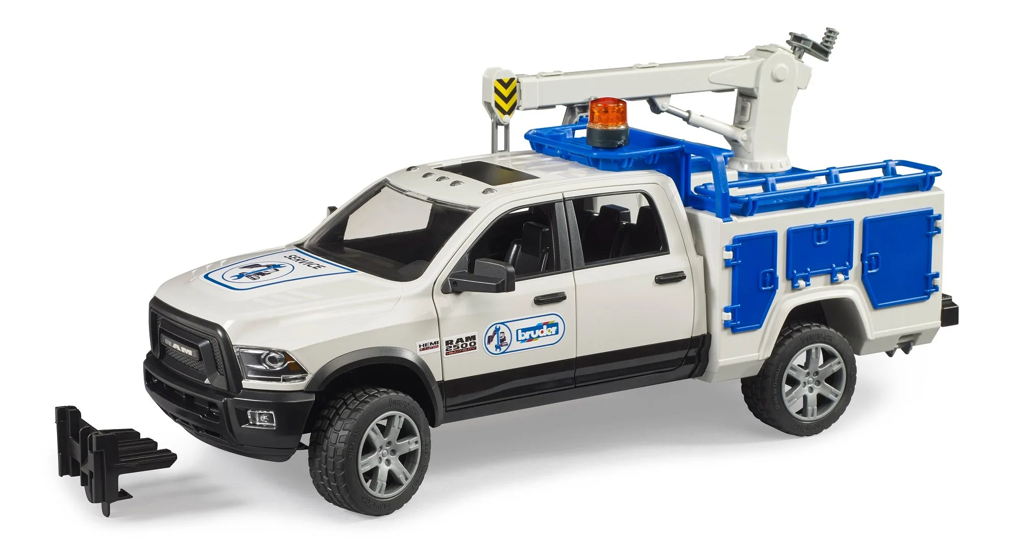 Bruder 02509 Ram 2500 Service Truck with Rotating Beacon 20.12.8