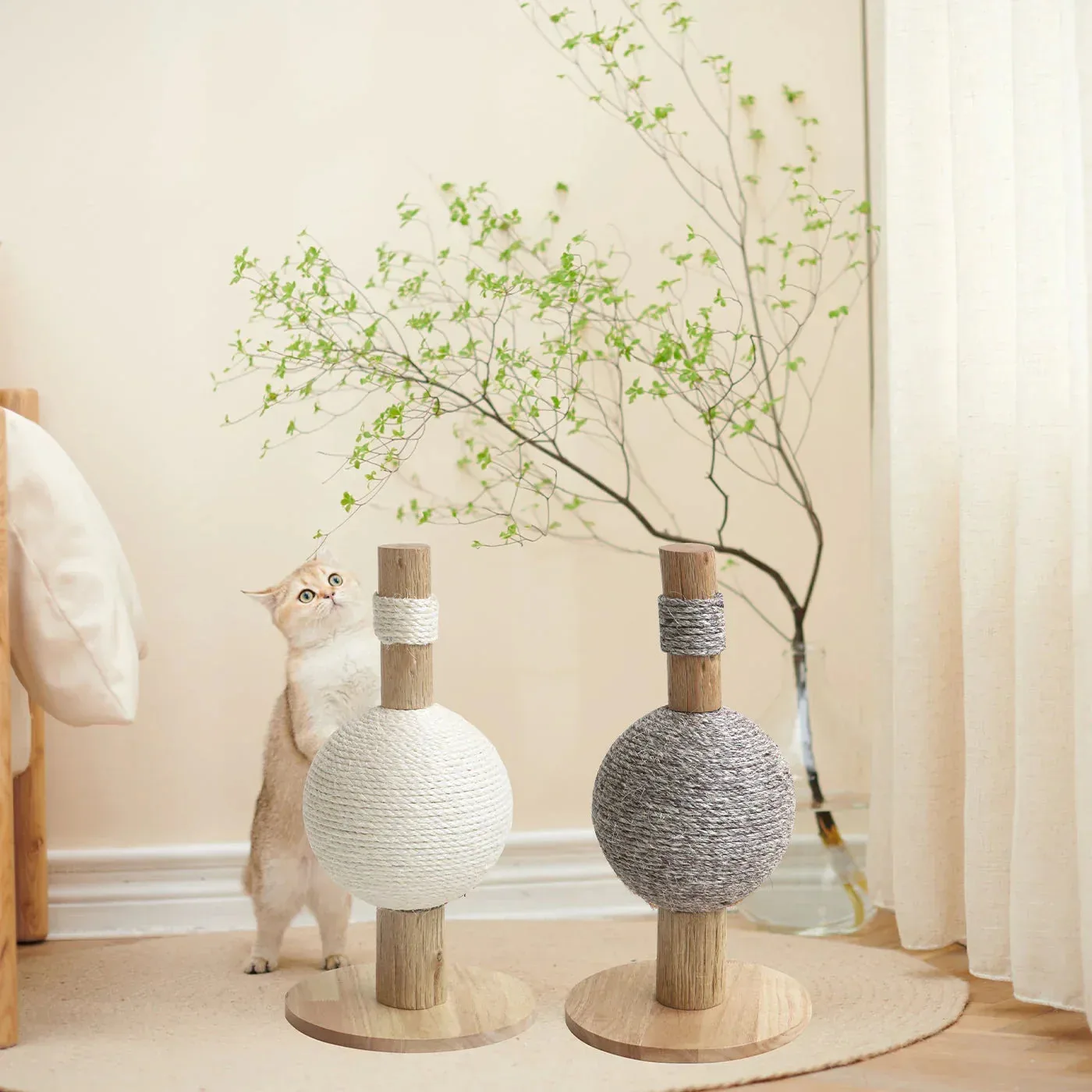 Helsinki Ball Cat Scratching Post by Lords & Labradors