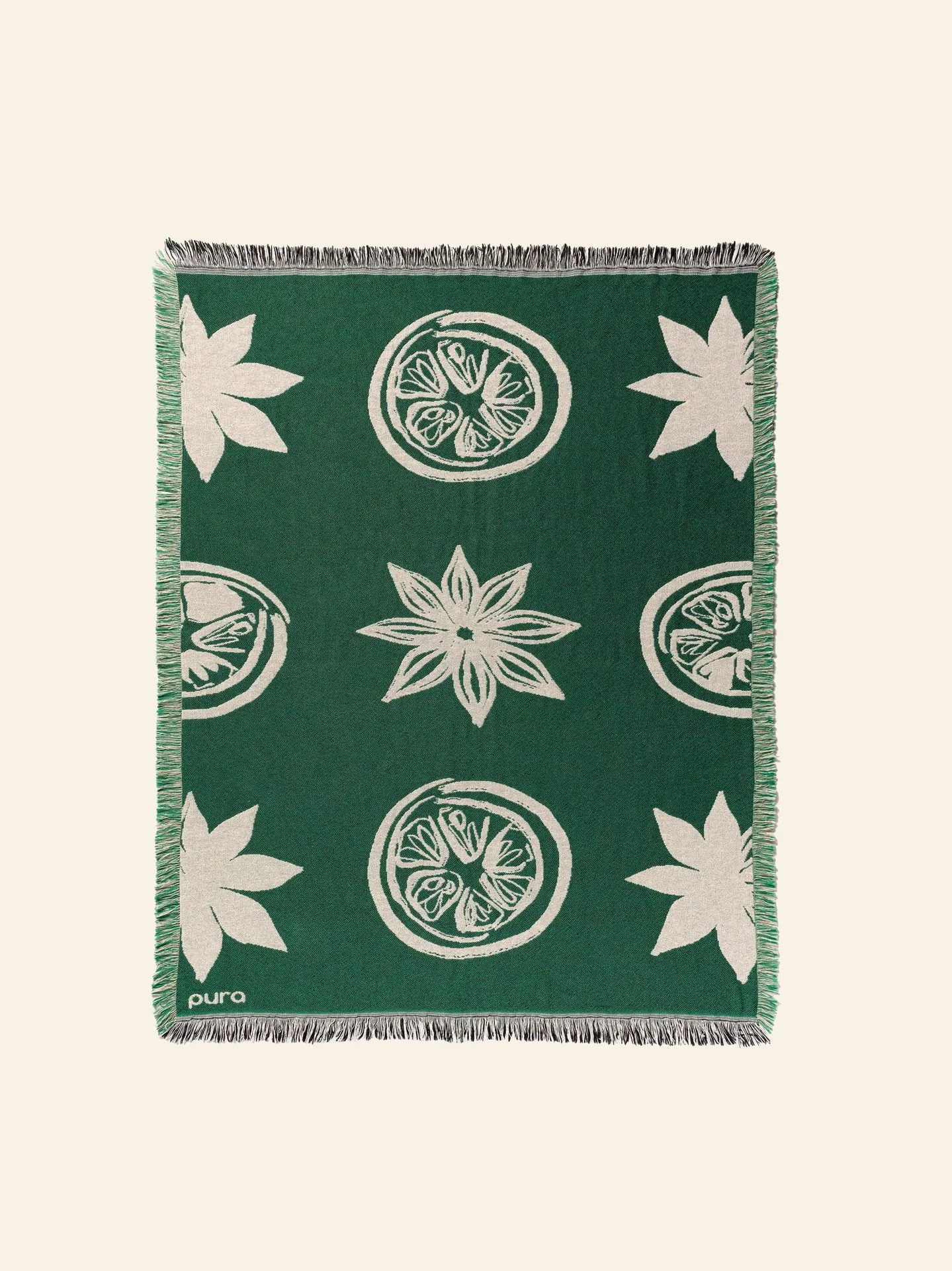 Geweven katoenen plaid