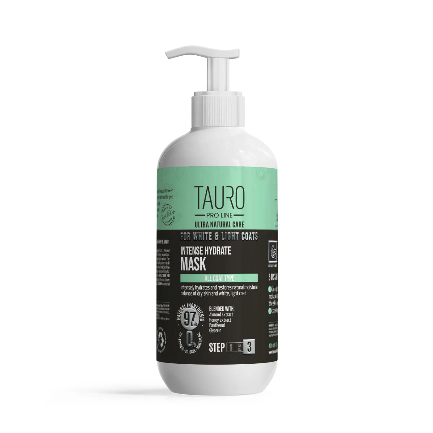 White and Light Coat Intense Hydrating Mask for Dogs & Cats