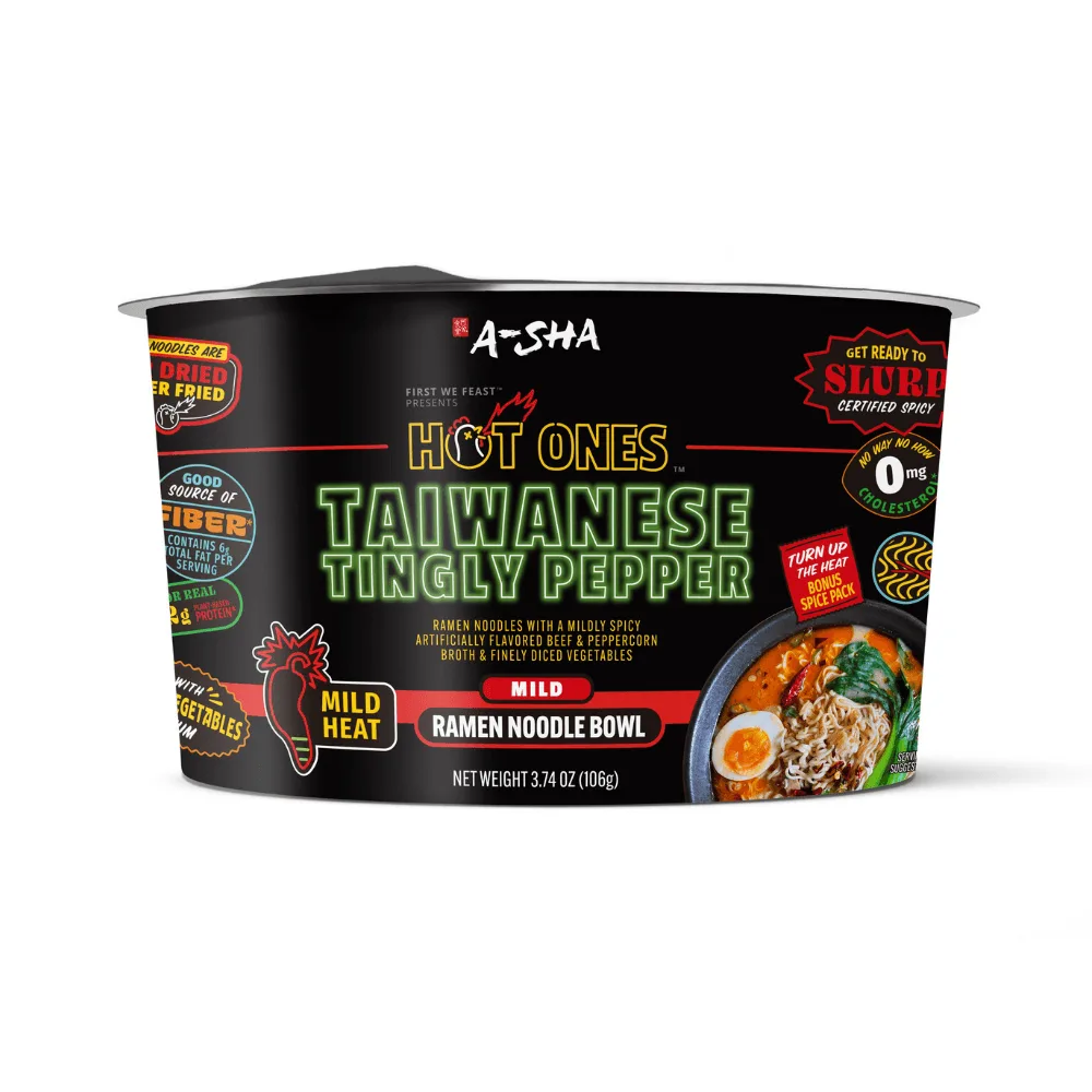 A-Sha x Hot Ones Taiwanese Tingly Pepper Noodles