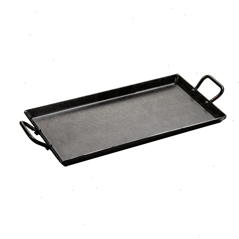 18 x 10 Inch Seasoned Carbon Steel Griddle