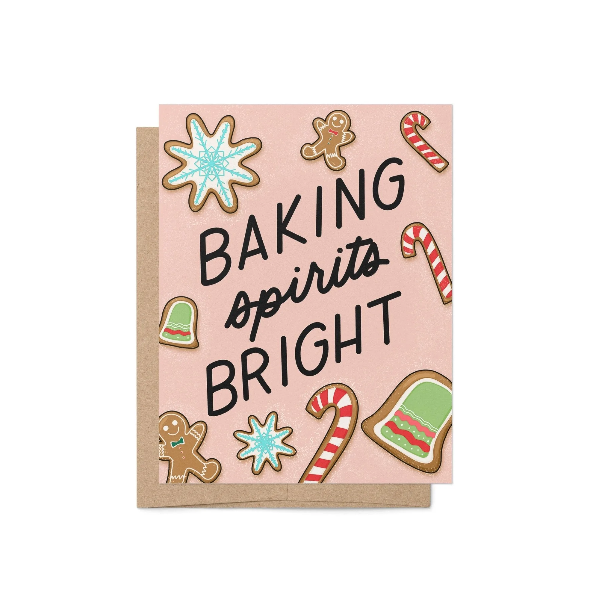 Baking Spirits Bright holiday card