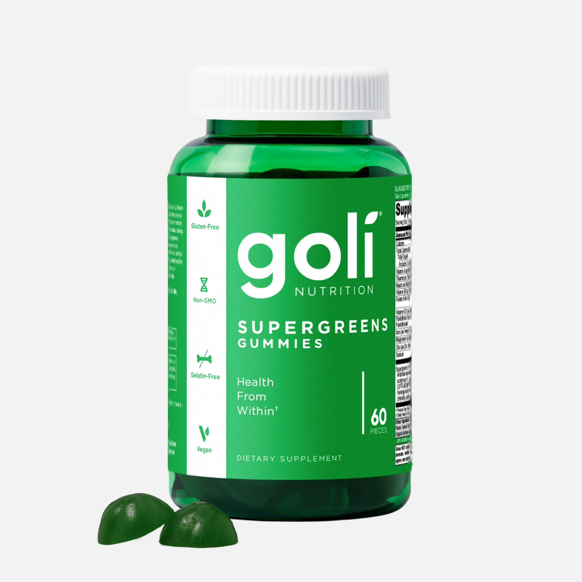 Goli Nutrition Supergreens กัมมี่ | หน่วย = ลัง 48 ชิ้น