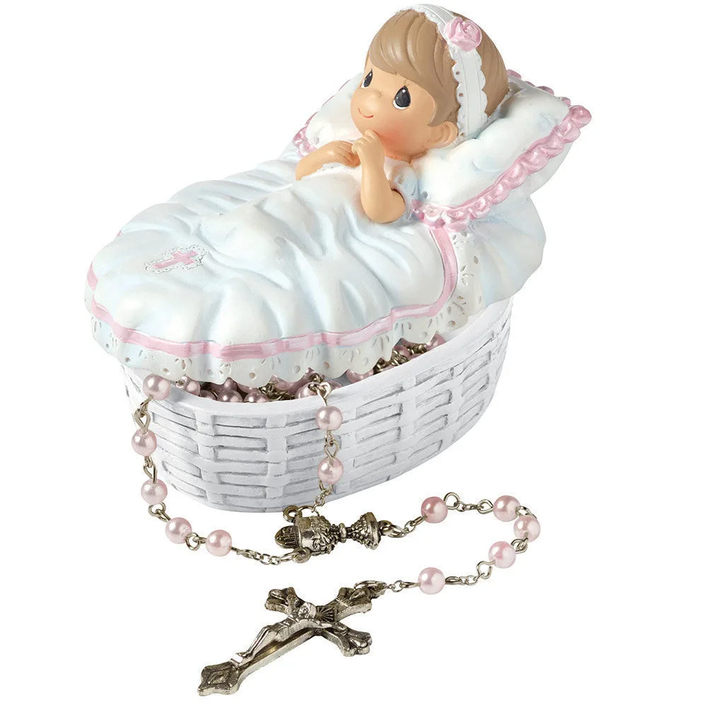 Baptized In His Name, Box With Rosary