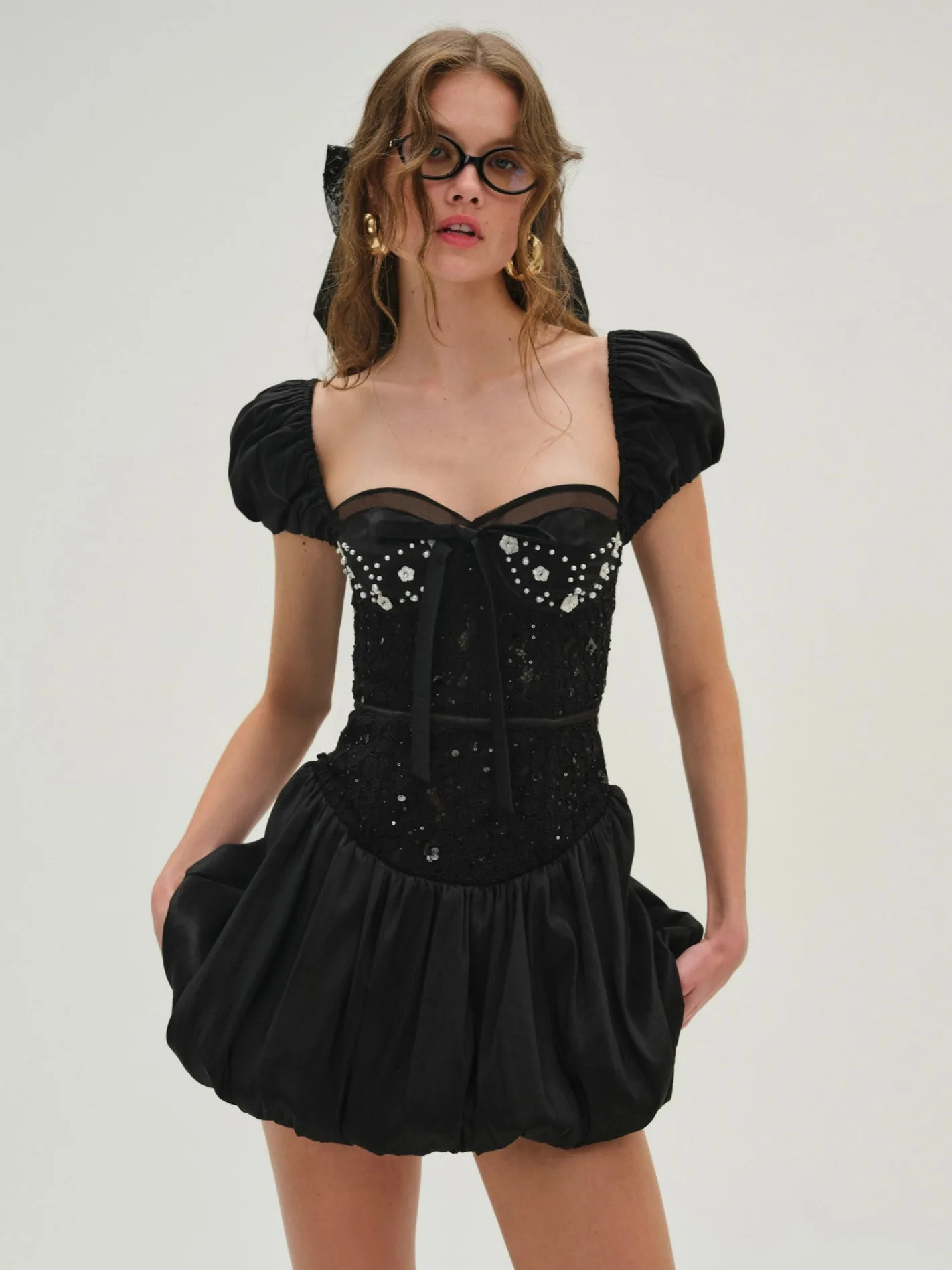 Mckenna Vestido Mini — Negro