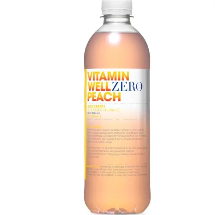 Vitamin Well Peach Zero 12x50cl Review: Sugar-Free Hydration That Actually Tastes Great