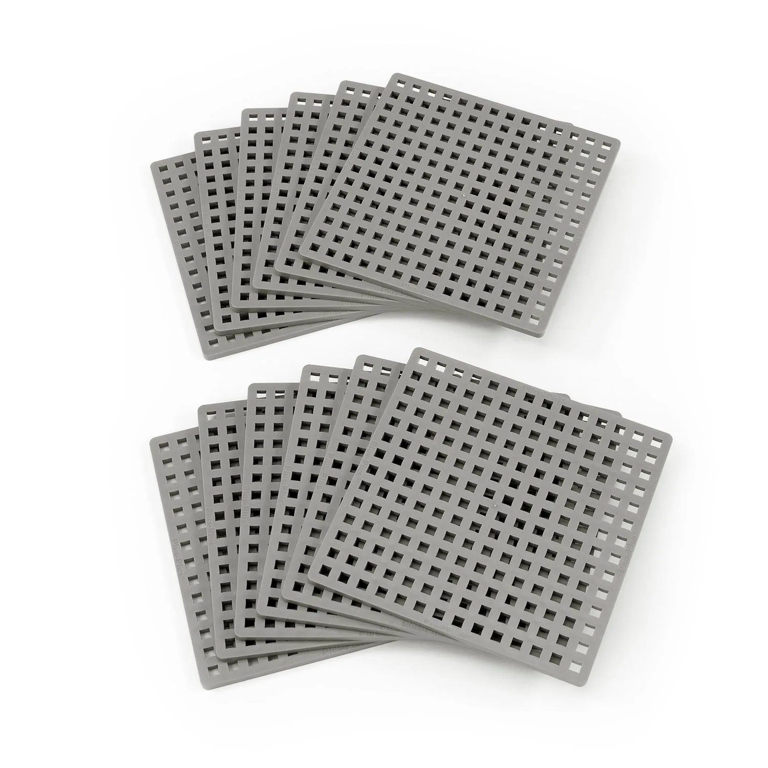 Baseplate 12-pack, Grey