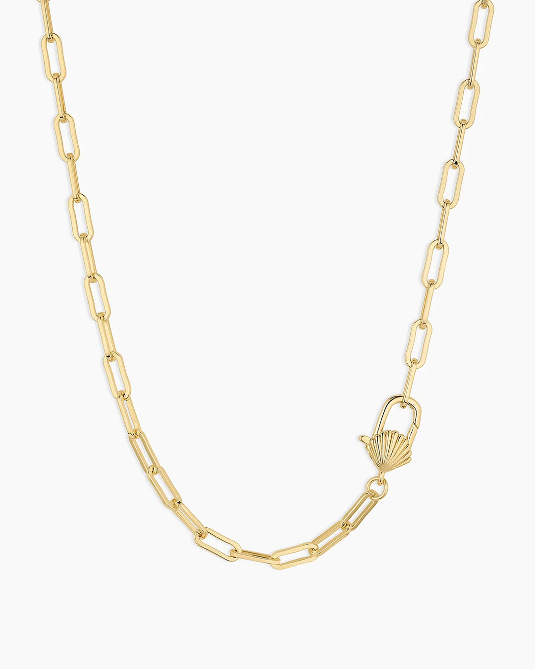 Sint-jakobsschelp Hangslot Ketting