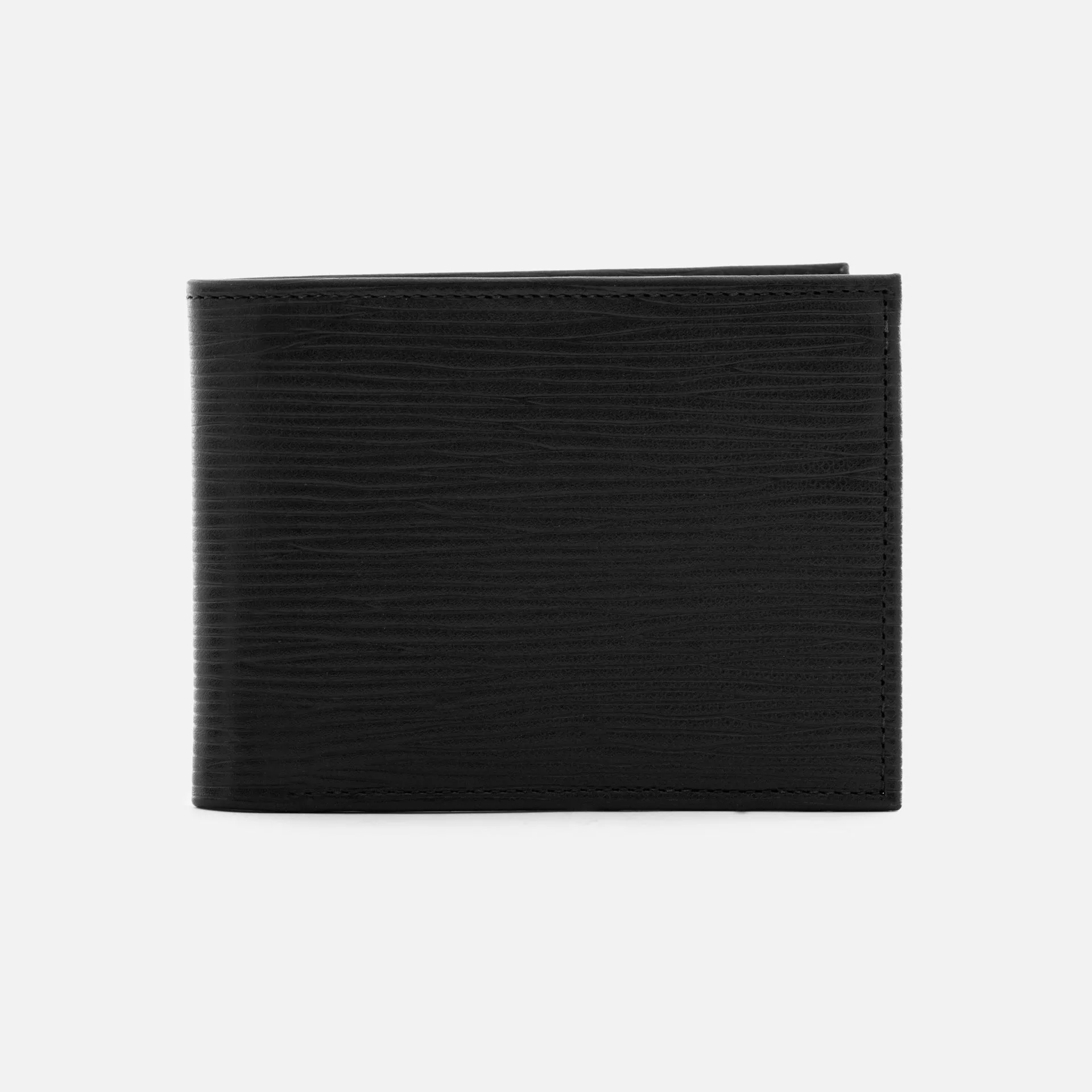 Bennett Bifold Wallet - 남성용 - 엠보스 가죽 추가