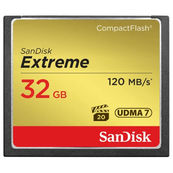 SanDisk Extreme CompactFlash CF 카드 32GB 읽기 120MB/s, 쓰기 85MB/s