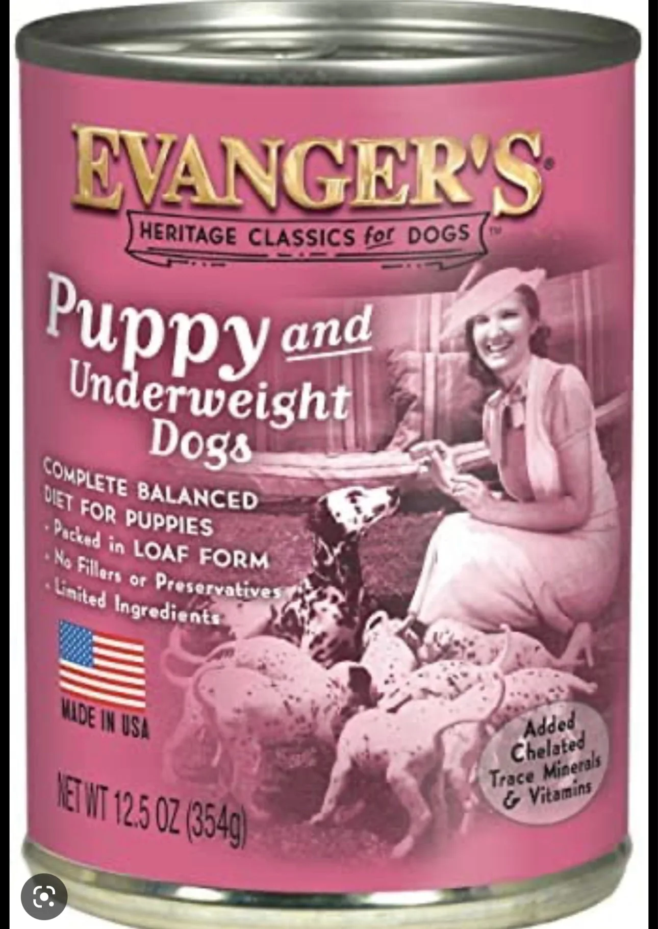 Aliments pour chiots Evangers, lot de 12 : guide d'alimentation