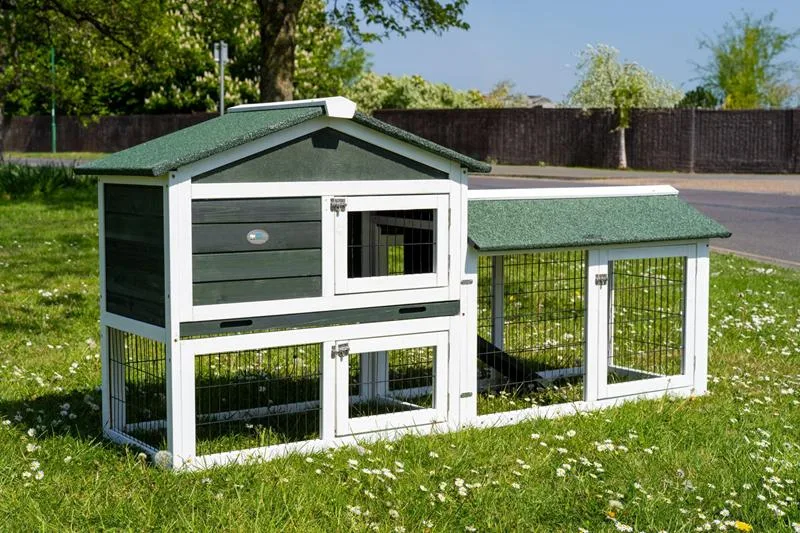 Shadow XL Green Rabbit Hutch