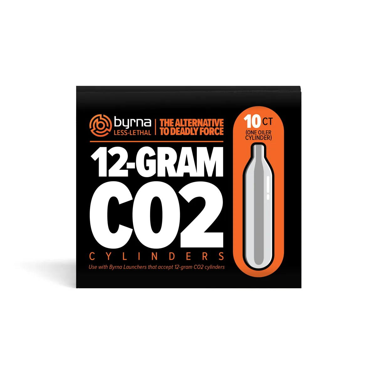 Byrna 10 cartouches de CO2 de 12 grammes (article en lot)