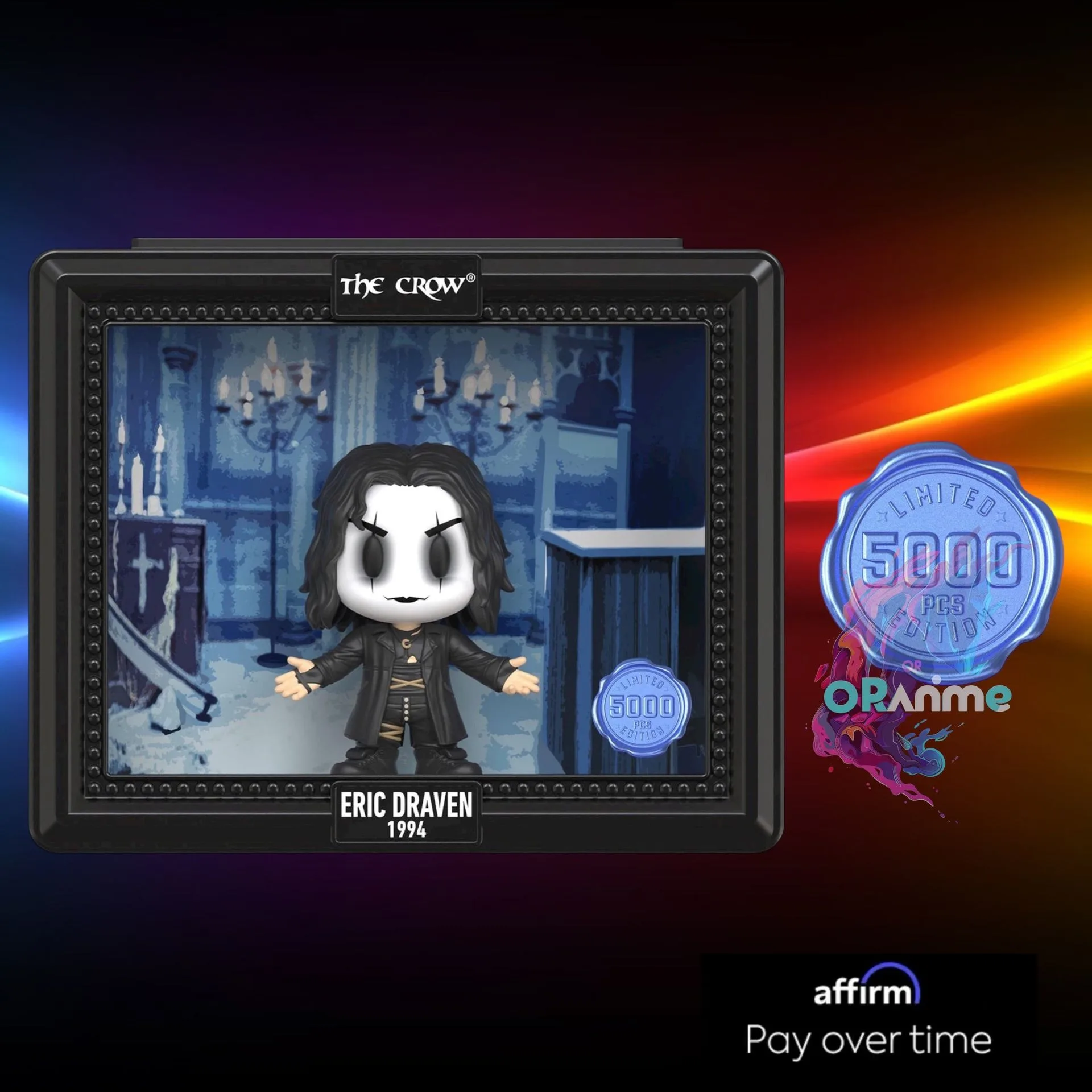 Thrilljoy The Crow PIX! Eric Draven : Guide de déballage