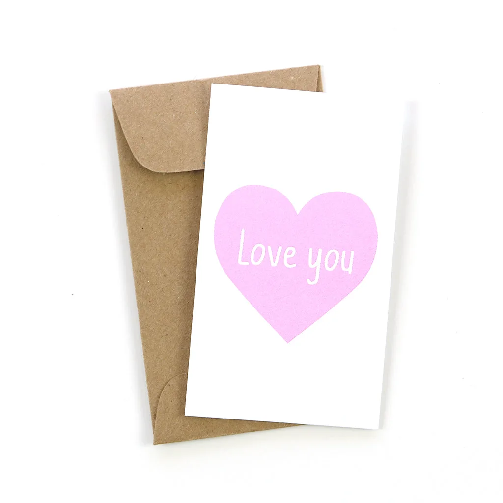Love You - Mini Card