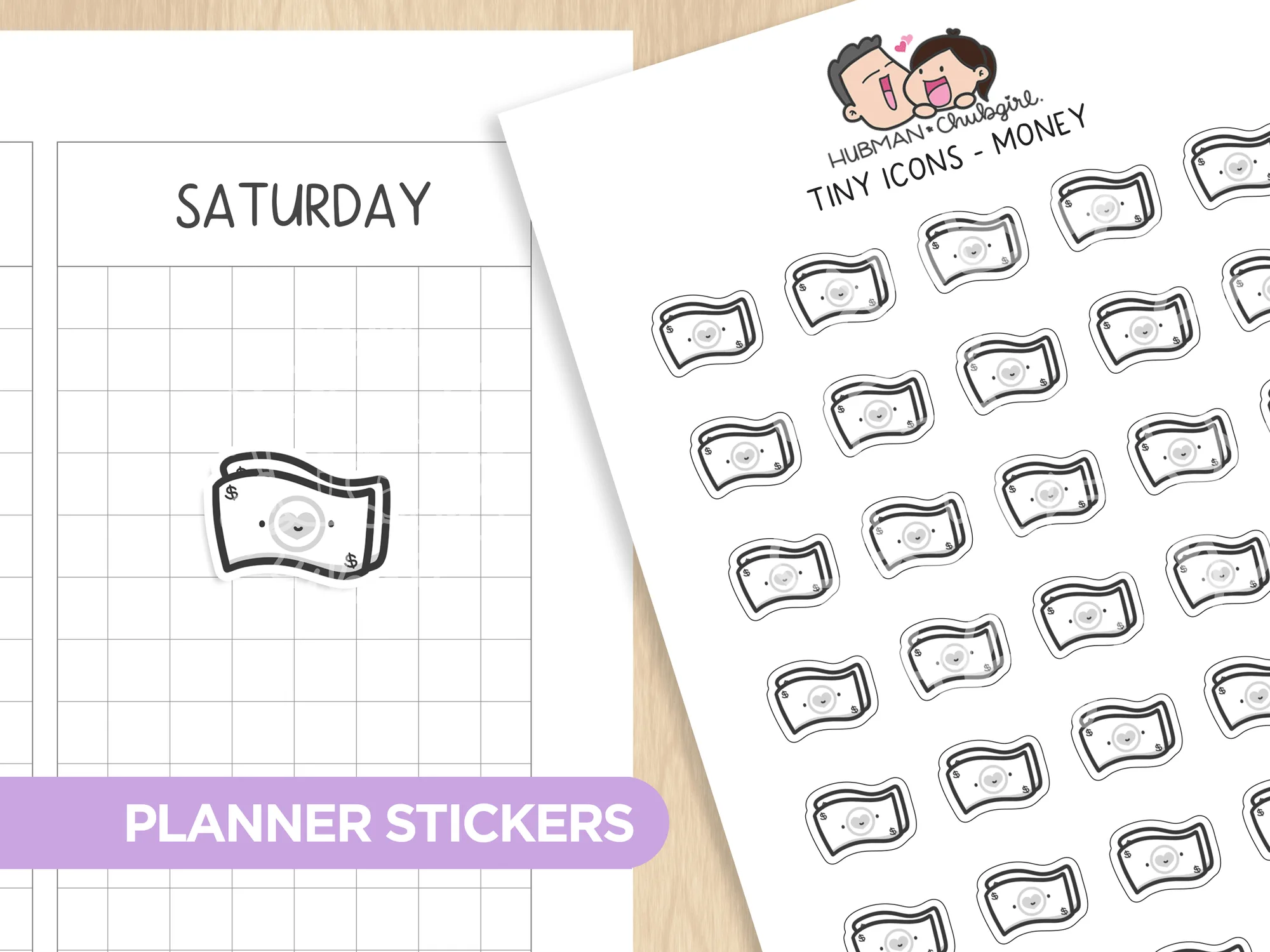 Tiny Icons - Money Planner Stickers