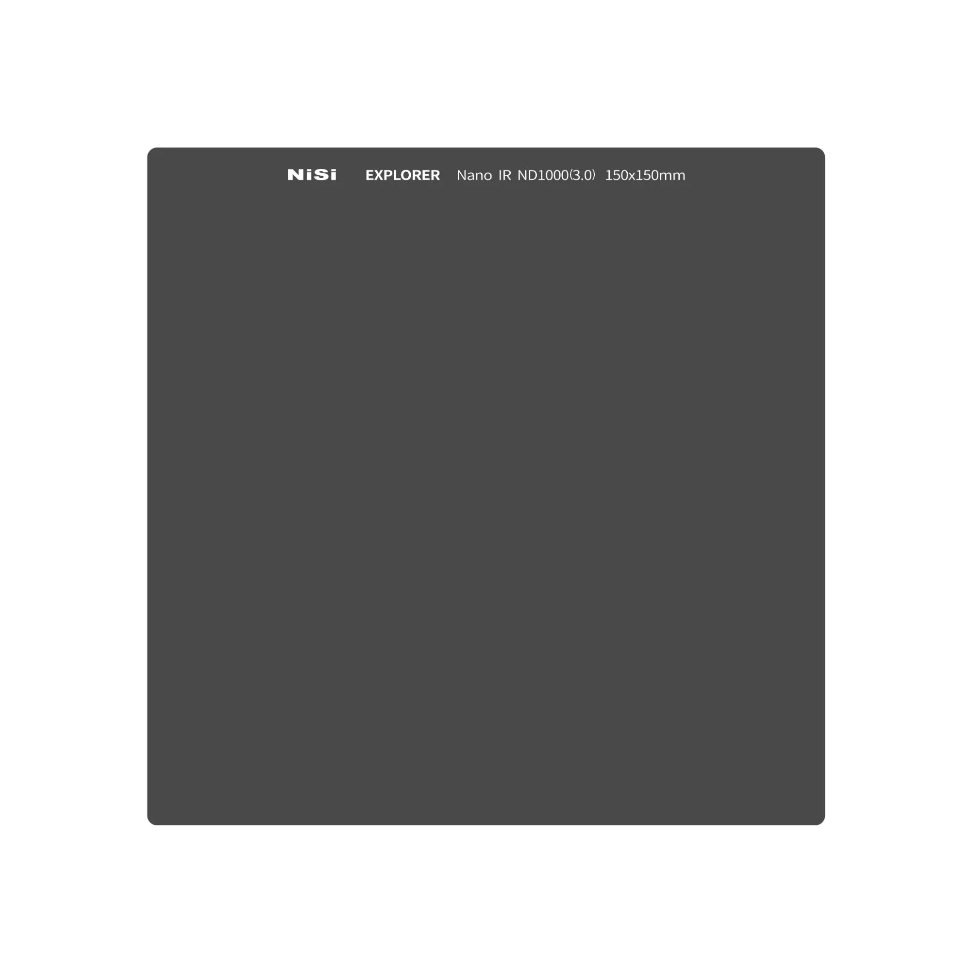 NiSi Explorer Collection 150x150mm Nano IR 중성 농도 필터 – ND1000 (3.0) – 10스톱