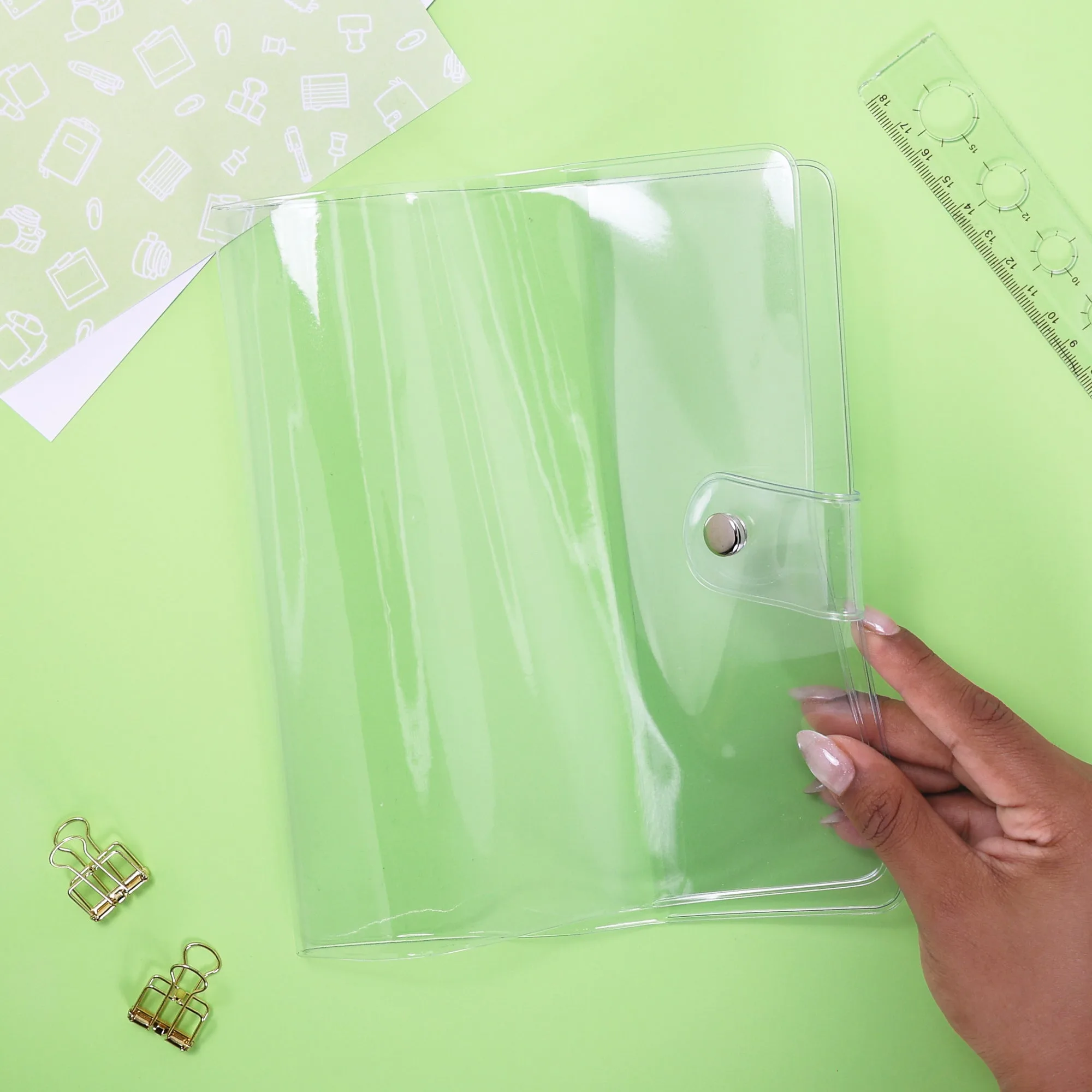 A5 Jaarlijkse Planner Hoes - Doorzichtig PVC