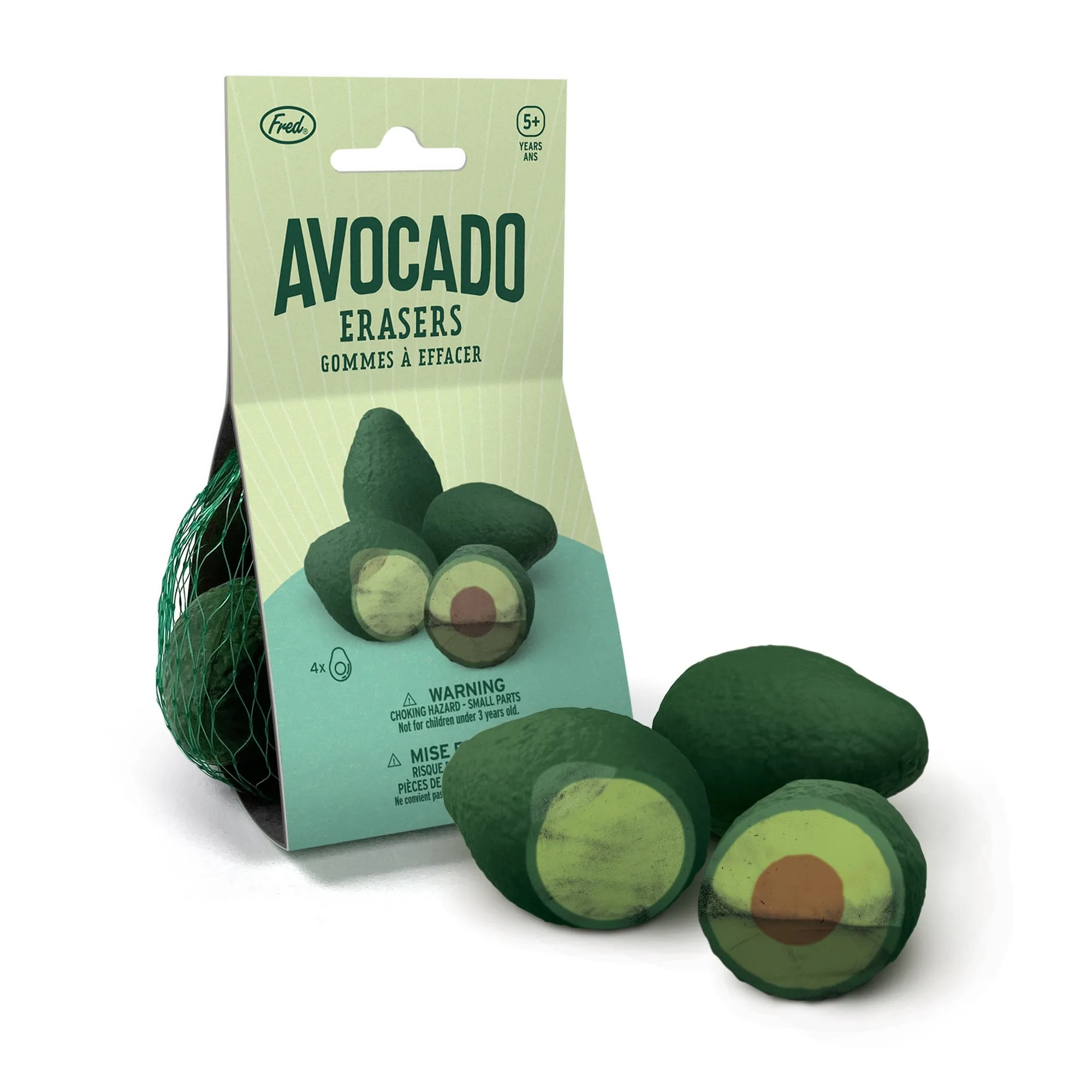 Gomas de borrar de aguacate: forma divertida de corregir errores
