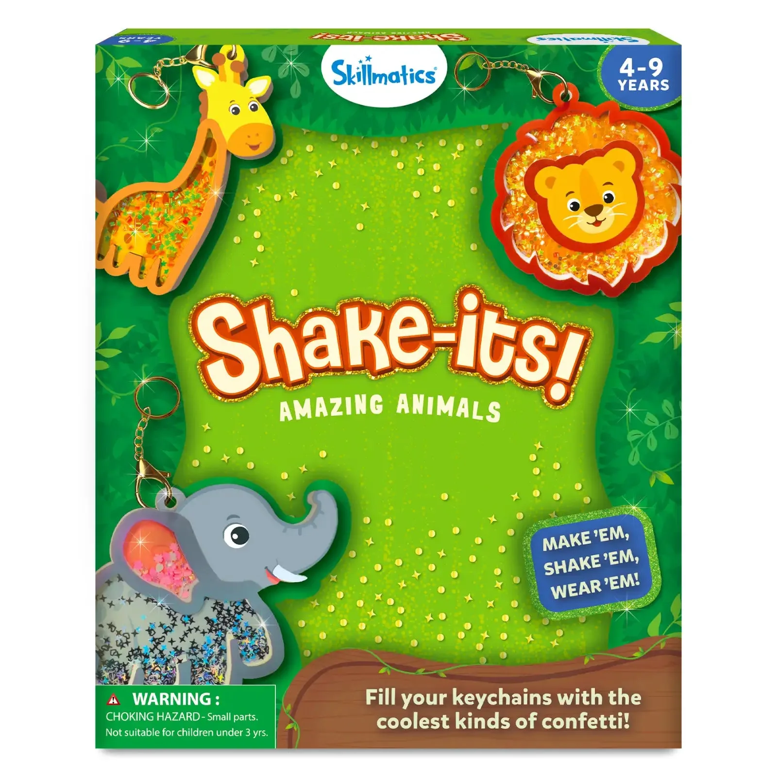 Shake-its Amazing Animals: DIY Keychain Craft for Ages 4-9