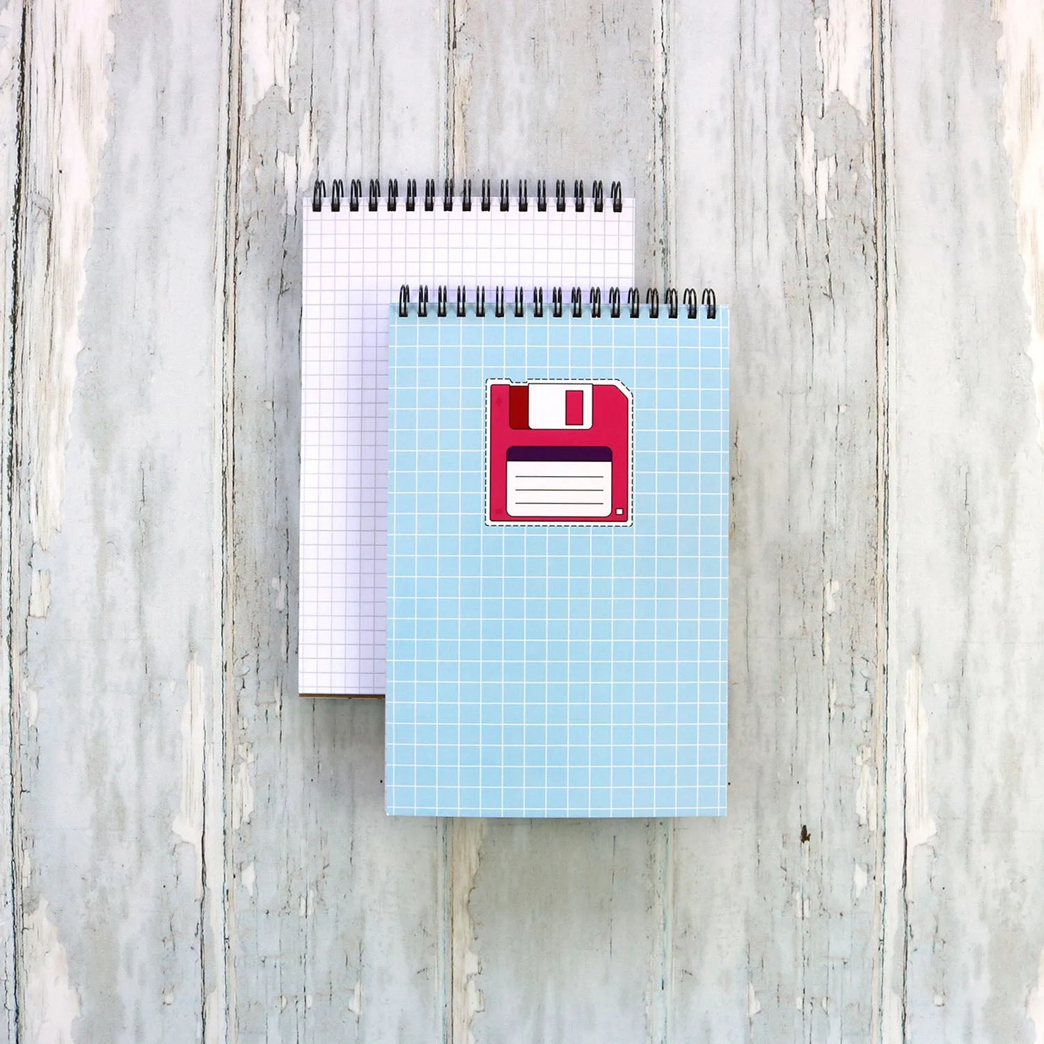 Cuaderno de espiral de disquete