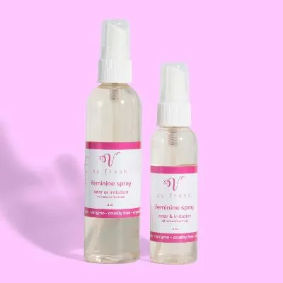 Spray de olor para higiene femenina