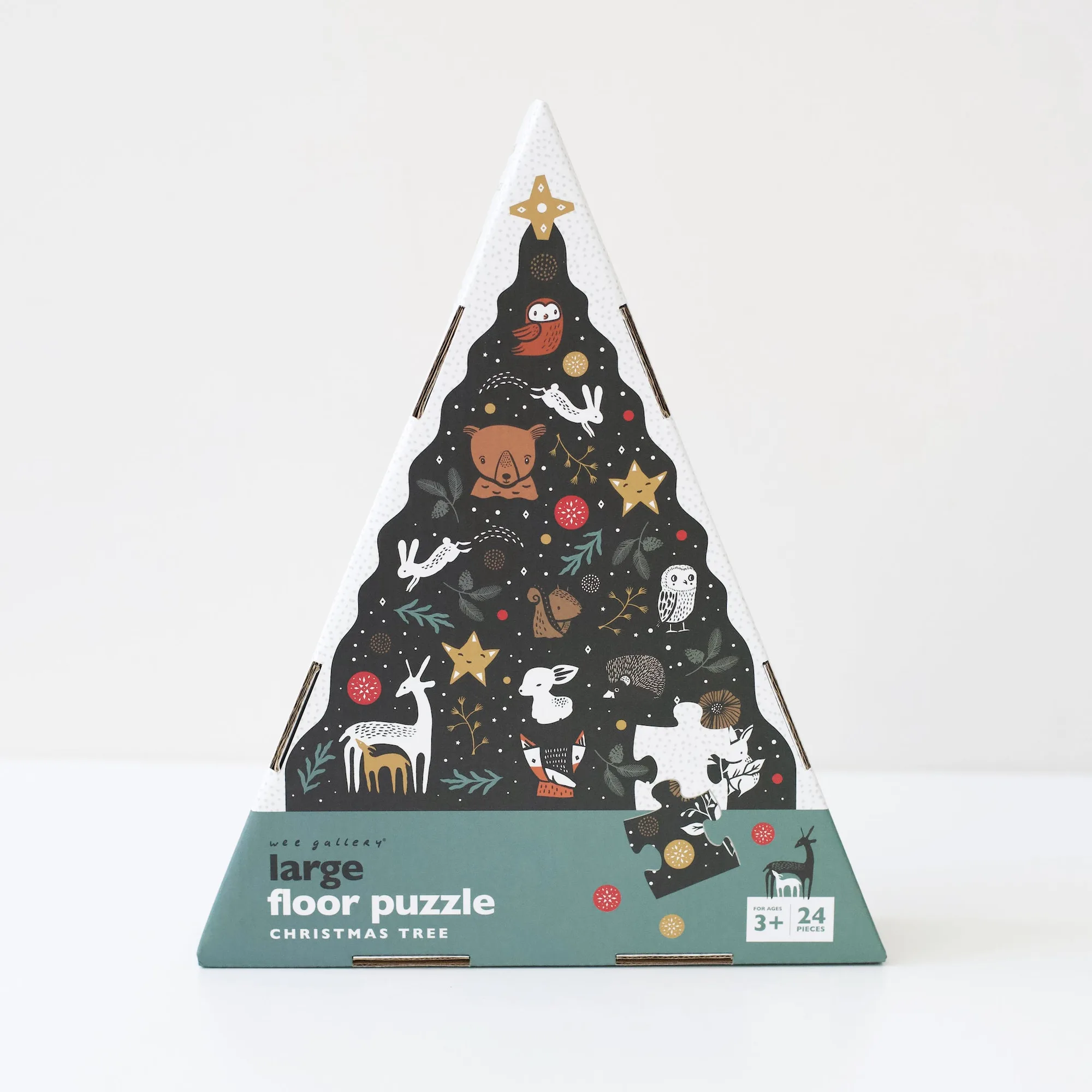 Puzzle da pavimento Albero di Natale: attività per bambini