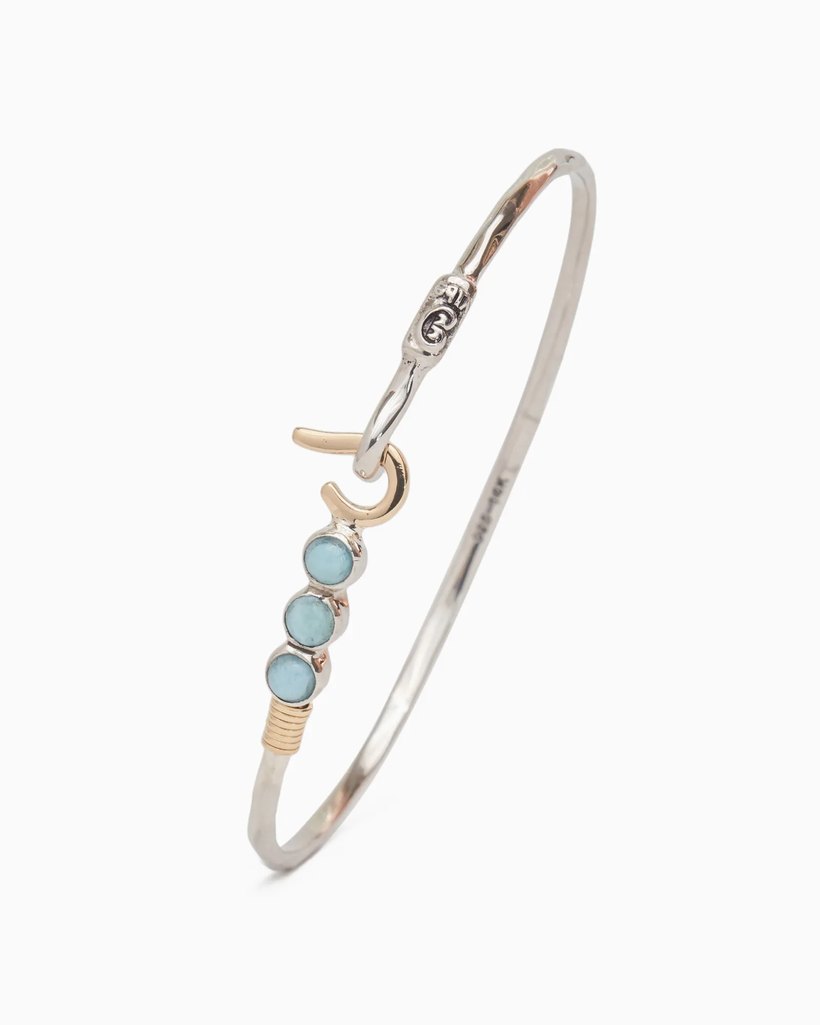 Cómo elegir un brazalete de gancho de larimar: guía de piedra y engaste