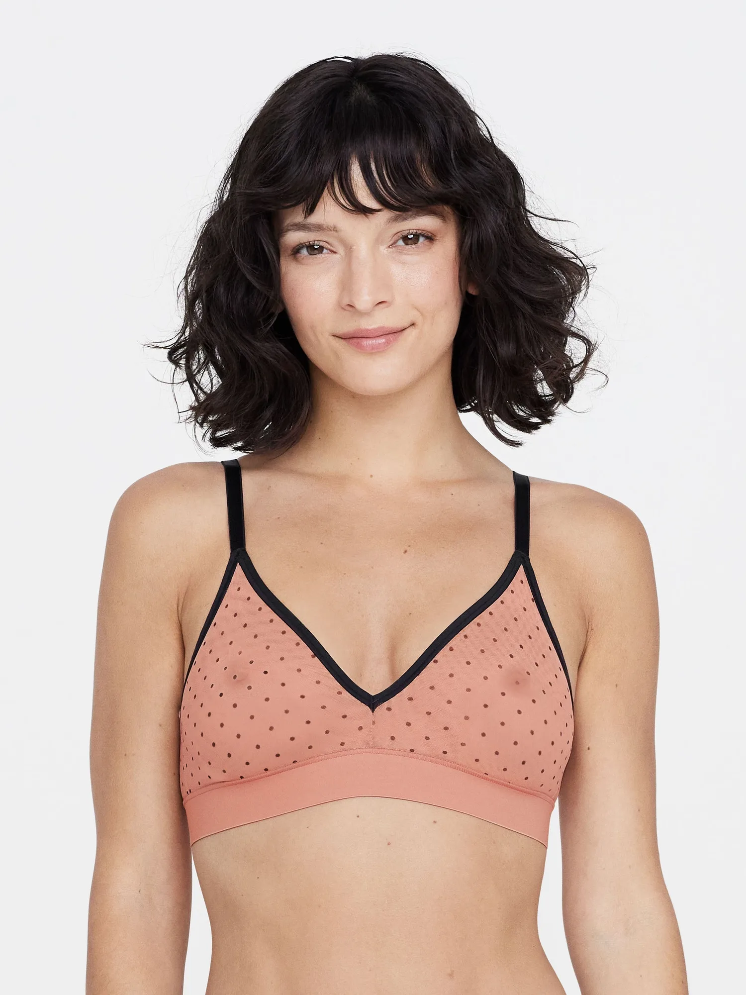 Spellbound Sheer Plunge Wireless Bra