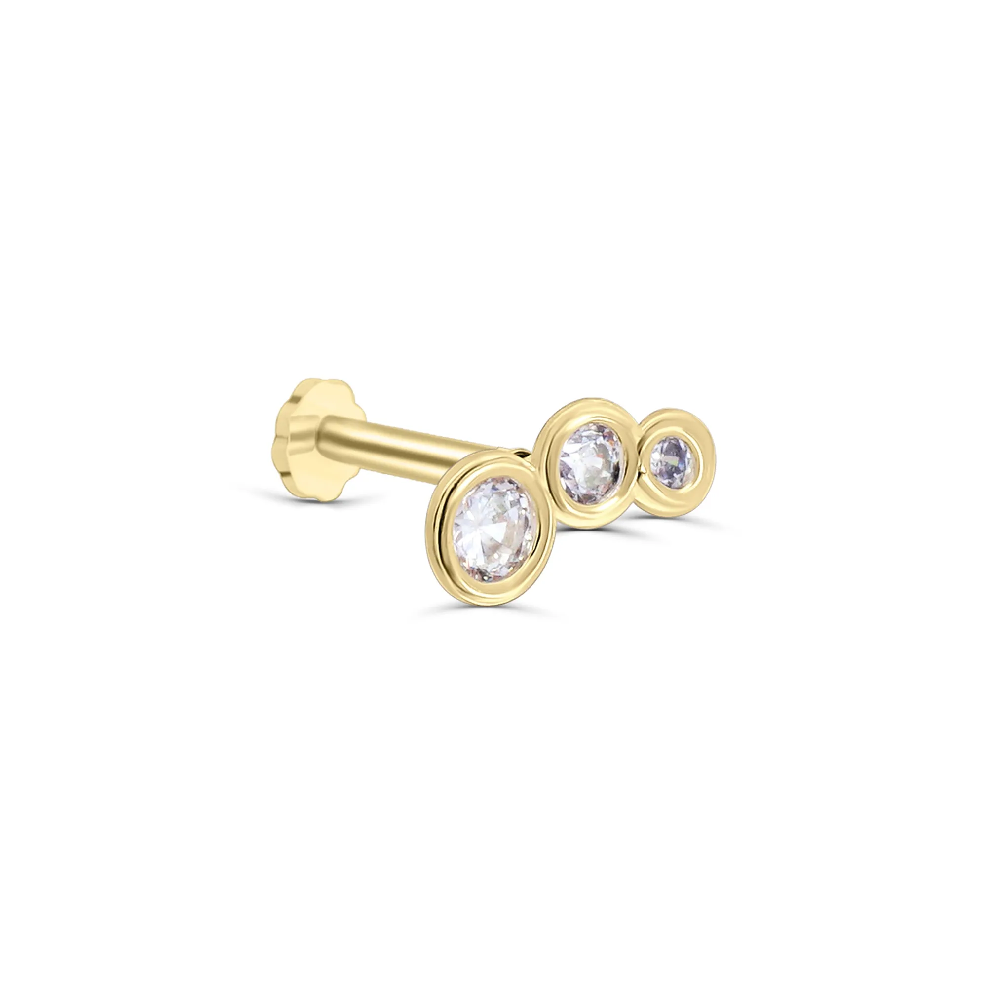 3 CZ Screw Piercing vs 3 Star Screw Piercing: Which Ear Stack?