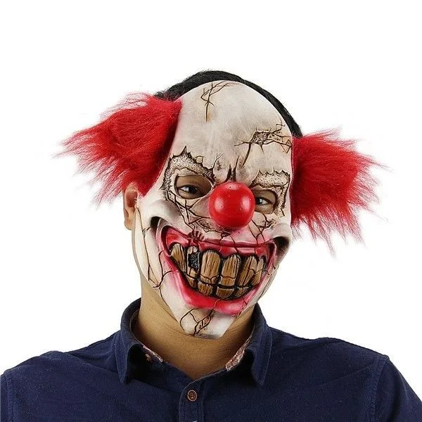 Halloween Scarred Crazy Clown Mask