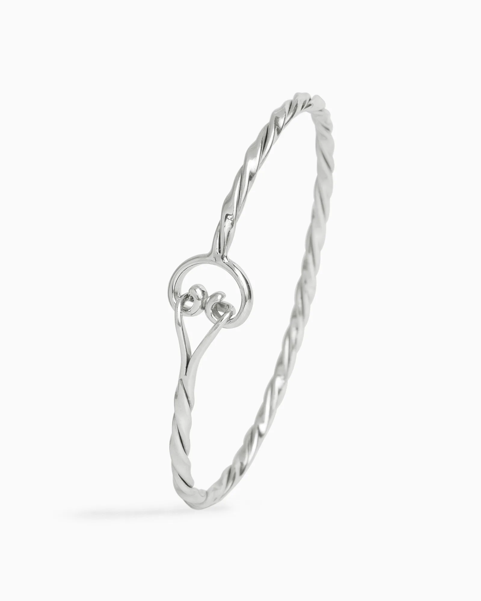 Pulsera de gancho trenzado con petroglifos