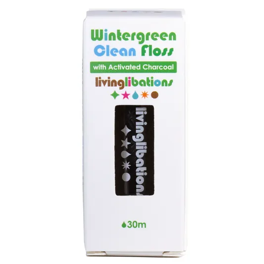 Wintergreen Clean CHARCOAL FLOSS