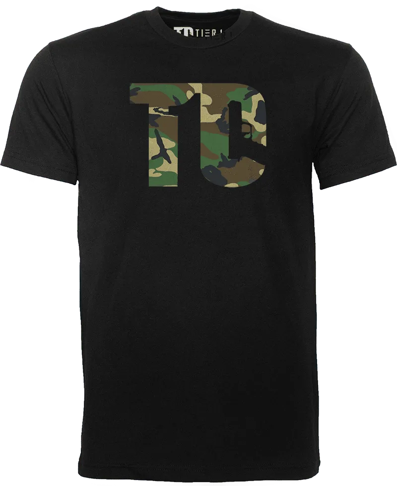 T1C Woodland Logo T-Shirt Sizing and Material Guide