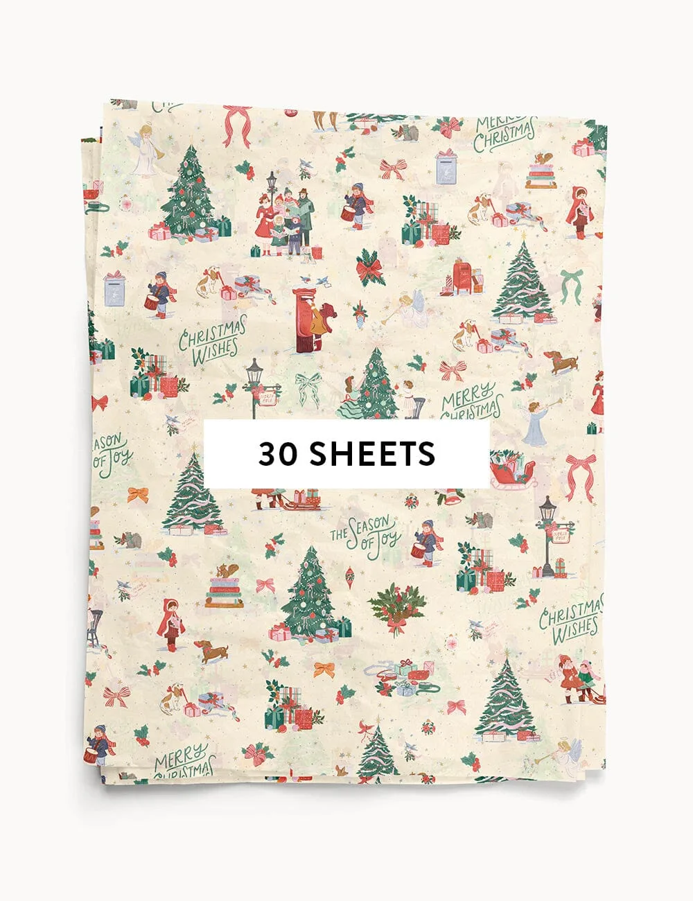 30pk Tissue Paper - Season of Joy