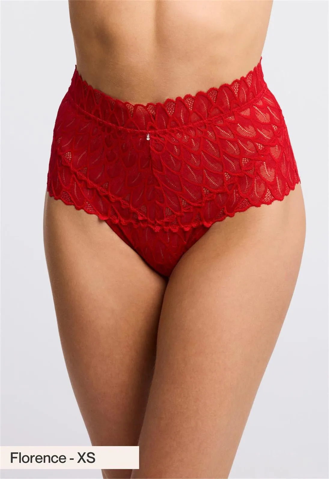 Spitzen-Slip mit hohem Bund